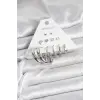 Pirinç Gümüş Renk Halka Modelli 6 Çift Kadın Küpe