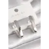 Pirinç Gümüş Renk Kadın Küpe