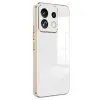 Poco M6 Pro 4G Kılıf Volet Silikon - Beyaz