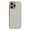 Poco M6 Pro 5G Kılıf Volet Silikon - Beyaz