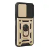 Poco X3 GT Kılıf Pars Lens Yüzüklü Silikon - Gold