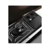 Poco X6 Kılıf Pars Lens Yüzüklü Silikon - Gold