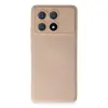 Poco X6 Pro Kılıf Nano içi Kadife Silikon - Pudra