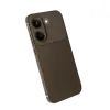 Poco X8 Pro Auto Focus Karbon Kapak - Kahverengi