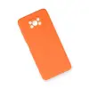 Pocophone X3 Kılıf Nano içi Kadife Silikon - Turuncu