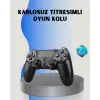 PS4 Uyumlu Kablosuz Oyun Kolu – Gerçekçi Titreşimli Geri Bildirim