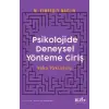 Psikolojide Deneysel Yönteme Giriş Vaka Yaklaşımı