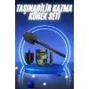 Pusulalı Katlanabilir Kazma Kürek Kamp Seti Kamp Küreği Portatif Çantalı