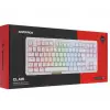 Rampage CLAW Beyaz RED SWITCH Mekanik Gaming Oyuncu Klavye Rainbow TKL