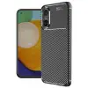Realme 12 Lite Kılıf Auto Focus Karbon Kapak - Siyah