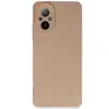 Realme 12 Lite Kılıf Nano içi Kadife Silikon - Pudra