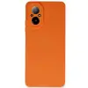 Realme 12 Lite Kılıf Nano içi Kadife Silikon - Turuncu