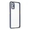 Realme 7 Pro Kılıf Miami Şeffaf Silikon - Gri
