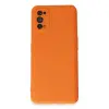 Realme 7 Pro Kılıf Nano içi Kadife Silikon - Turuncu
