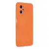 Realme 9i 4G Kılıf Nano içi Kadife Silikon - Turuncu
