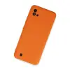 Realme C11 2021 Kılıf Nano içi Kadife Silikon - Turuncu