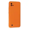Realme C11 2021 Kılıf Nano içi Kadife Silikon - Turuncu
