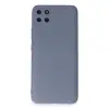 Realme C11 Kılıf Nano içi Kadife Silikon - Gri