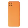 Realme C11 Kılıf Nano içi Kadife Silikon - Turuncu