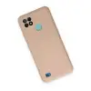Realme C21 Kılıf Nano içi Kadife Silikon - Pudra