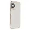 Realme C35 Kılıf Volet Silikon - Beyaz