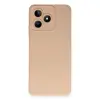 Realme C53 Kılıf Nano içi Kadife Silikon - Pudra