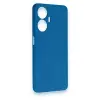 Realme C55 Kılıf First Silikon - Mavi