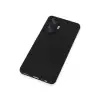 Realme C55 Kılıf Nano içi Kadife Silikon - Siyah