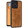 Realme Note 50 4G Kılıf Aras Deri Kapak - Taba