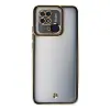 Redmi 10C Kılıf Liva Lens Silikon - Siyah