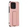 Redmi 10C Kılıf Mega Standlı Silikon - Pudra