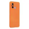 Redmi 12C Kılıf Nano içi Kadife Silikon - Turuncu