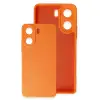 Redmi 13C Kılıf Nano içi Kadife Silikon - Turuncu
