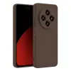 Redmi 14C Kılıf First Silikon - Kahverengi