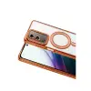 Redmi 15 4G Joke Simli Magneticsafe Kılıf - Turuncu