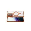 Redmi 15 4G Joke Simli Magneticsafe Kılıf - Turuncu
