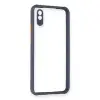 Redmi 9A Kılıf Miami Şeffaf Silikon - Gri
