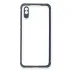 Redmi 9A Kılıf Miami Şeffaf Silikon - Gri