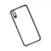 Redmi 9A Kılıf Miami Şeffaf Silikon - Gri