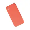Redmi 9A Kılıf Nano içi Kadife Silikon - Turuncu