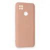 Redmi 9C Kılıf Nano içi Kadife Silikon - Pudra
