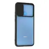Redmi 9C Kılıf Palm Buzlu Kamera Sürgülü Silikon - Siyah