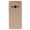 Redmi A3 4G Kılıf Nano içi Kadife Silikon - Pudra