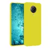 Redmi K30 Pro Kılıf Nano içi Kadife Silikon - Sarı