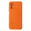 Redmi Note 10 5G Kılıf Nano içi Kadife Silikon - Turuncu
