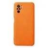 Redmi Note 10 Kılıf Nano içi Kadife Silikon - Turuncu