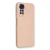 Redmi Note 11 Kılıf Nano içi Kadife Silikon - Pudra