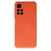 Redmi Note 11T Kılıf Nano içi Kadife Silikon - Turuncu