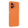 Redmi Note 12 4G Kılıf Nano içi Kadife Silikon - Turuncu