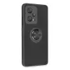 Redmi Note 12 5G Kılıf Montreal Yüzüklü Silikon Kapak - Siyah
